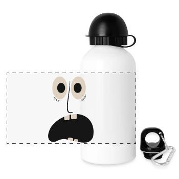 oh shit - Panoramic Thermal Bottle with Lid 500 ml - white - Front