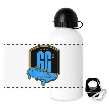 GGElite Monogram - Panoramic Thermal Bottle with Lid 500 ml - white - Front