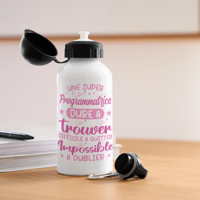 A Super Programmer - Programmer Gift Panoramic Thermal Bottle with Lid 500 ml