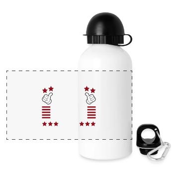 Cool dad style - Panoramic Thermal Bottle with Lid 500 ml - white - Front