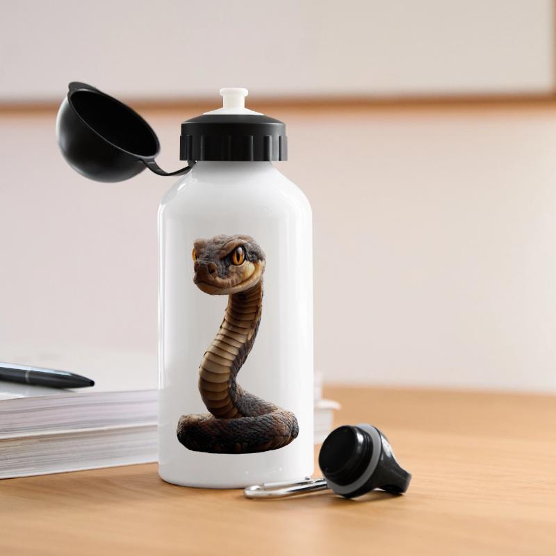 serpent, python, cobra, serpent à sonnettes, serpents Gourde panoramique avec couvercle 500 ml