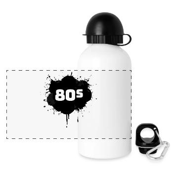 80s - Panoramic Thermal Bottle with Lid 500 ml - white - Front