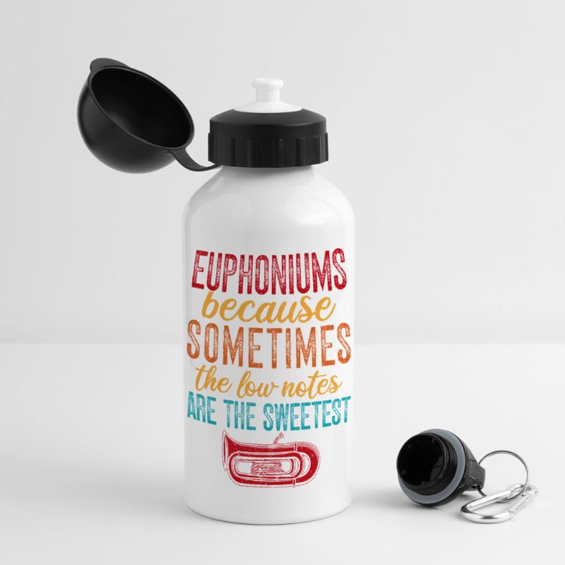 Les notes graves de l’euphonium sont les barytons les plus doux Gourde panoramique avec couvercle 500 ml