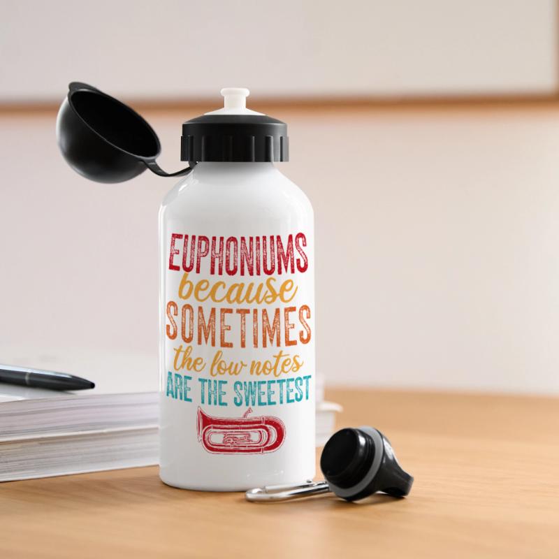 Les notes graves de l’euphonium sont les barytons les plus doux Gourde panoramique avec couvercle 500 ml