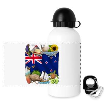 New Zealand Pride - Panoramic Thermal Bottle with Lid 500 ml - white - Front