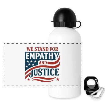 Forensic Nurse Practitioner Empathy & Justice - Panoramic Thermal Bottle with Lid 500 ml - white - Front