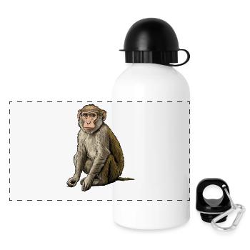Macaque Macaque - Panoramic Thermal Bottle with Lid 500 ml - white - Front
