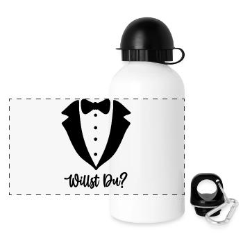 DO YOU Propose Wedding Proposal Engagement Marriage - Panoramic Thermal Bottle with Lid 500 ml - white - Front