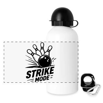 Bowling Strike Fashion Skittles Champion - Panoramic Thermal Bottle with Lid 500 ml - white - Front