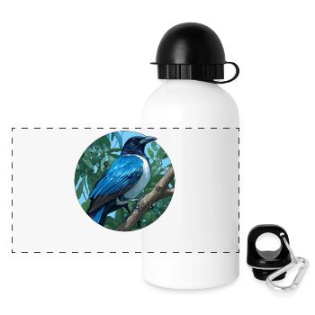 Elstern Elster - Panorama Trinkflasche mit Deckel 500 ml - Weiß - Vorne