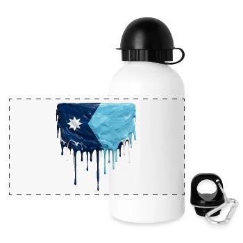 Leaking Flag of Minnesota - Panoramic Thermal Bottle with Lid 500 ml - white - Front