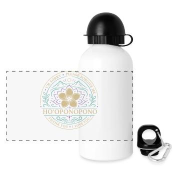 Hooponopono Healing - Panoramic Thermal Bottle with Lid 500 ml - white - Front