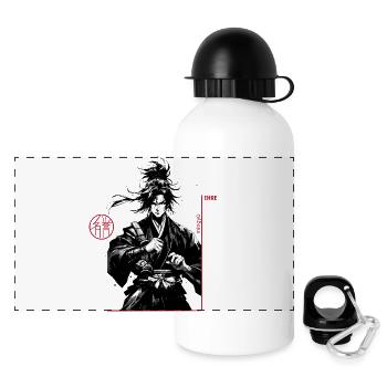 Samurai - Panoramic Thermal Bottle with Lid 500 ml - white - Front