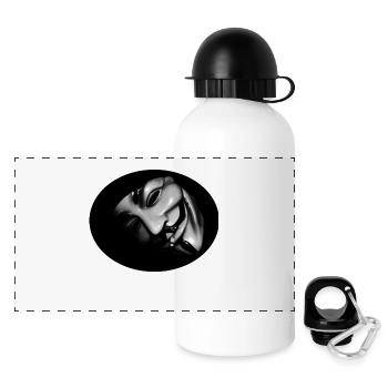 anonym - Panorama Trinkflasche mit Deckel 500 ml - Weiß - Vorne
