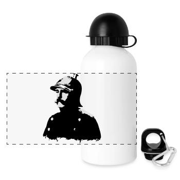 Otto von Bismarck (Bicolor) - Panoramic Thermal Bottle with Lid 500 ml - white - Front