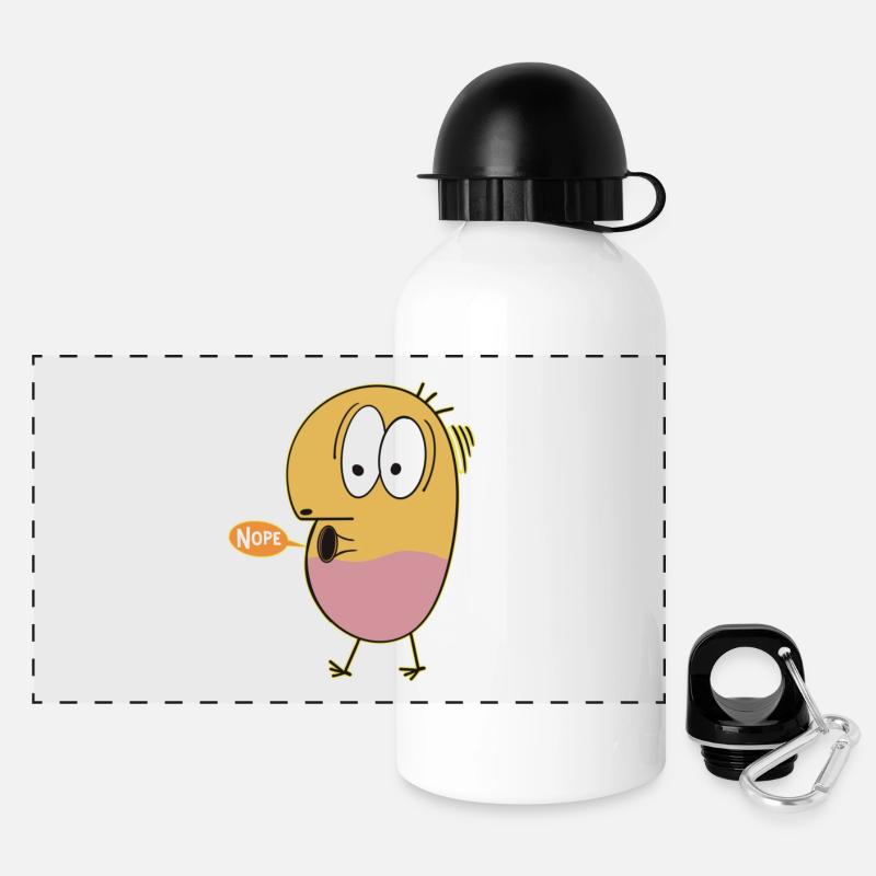 Dodo dit non - Gourde panoramique avec couvercle 500 ml - blanc