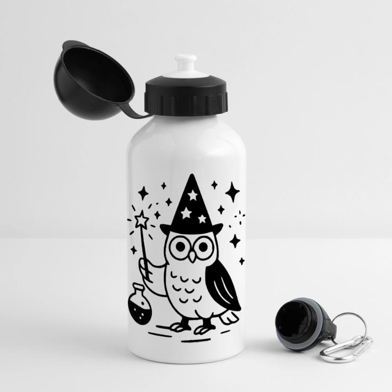 Der Eulenzauberer Panorama Trinkflasche mit Deckel 500 ml