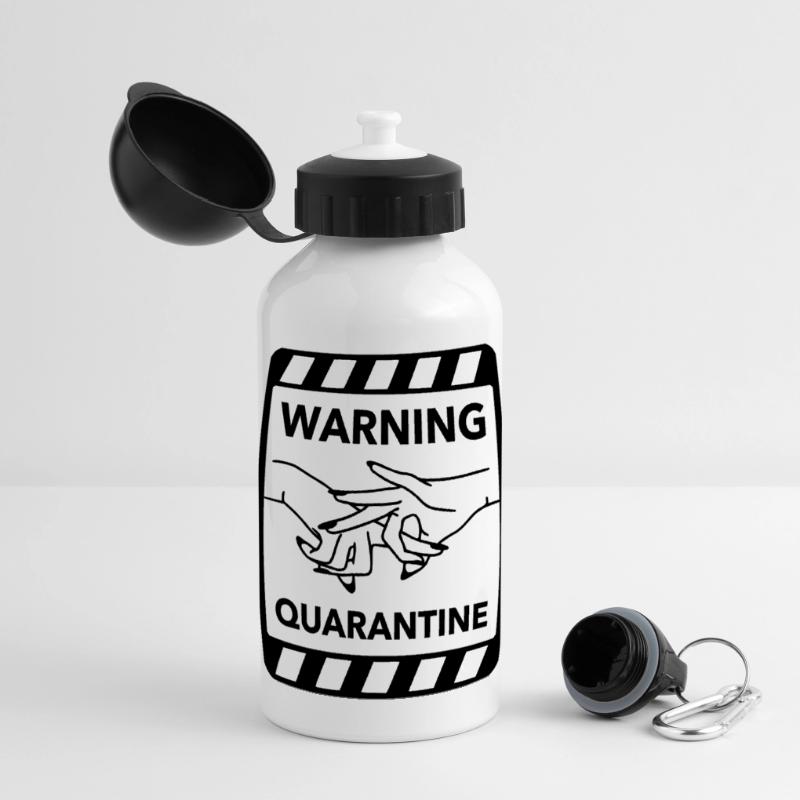 Warning: Quarantine Panoramic Thermal Bottle with Lid 500 ml
