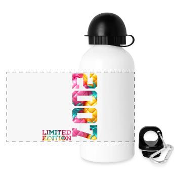 19TH BIRTHDAY LIMITED EDITION 2007 - Panoramic Thermal Bottle with Lid 500 ml - white - Front