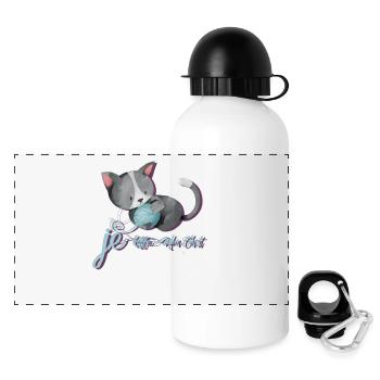 FRIEND CHAT - Panoramic Thermal Bottle with Lid 500 ml - white - Front