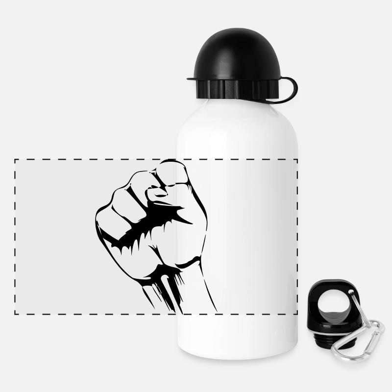 class fist revolution - Panoramic Thermal Bottle with Lid 500 ml - white