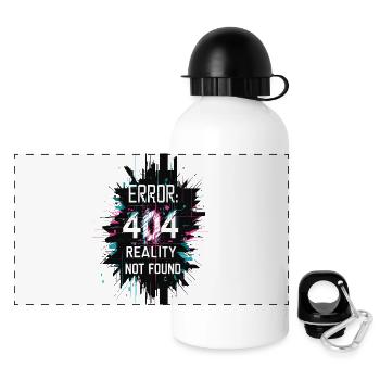 Error: Reality not found - Panoramic Thermal Bottle with Lid 500 ml - white - Front