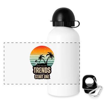 Trends - Panoramic Thermal Bottle with Lid 500 ml - white - Front