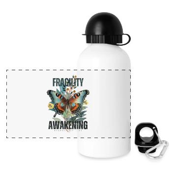 Soul wake - Panoramic Thermal Bottle with Lid 500 ml - white - Front