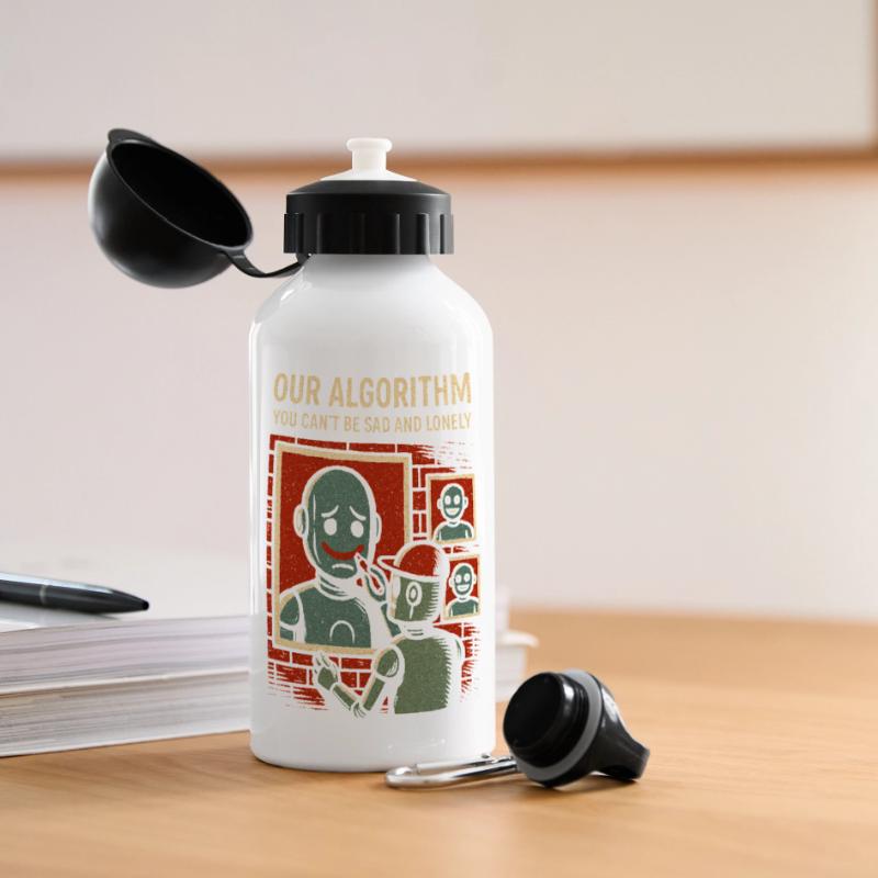Our Algorithm Shirt for Programmers and Creators Panoramic Thermal Bottle with Lid 500 ml
