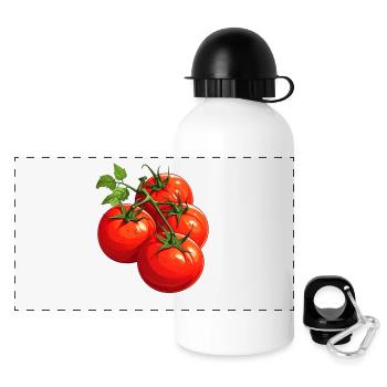 Tomatoes - Panoramic Thermal Bottle with Lid 500 ml - white - Front