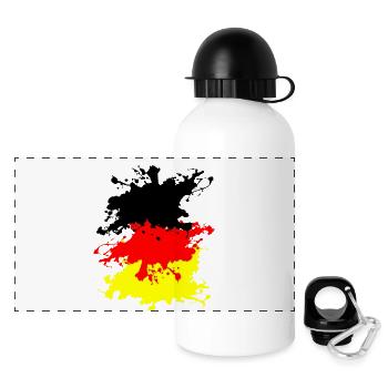 Germany Splash - Panoramic Thermal Bottle with Lid 500 ml - white - Front
