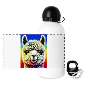Alpaca - Panoramic Thermal Bottle with Lid 500 ml - white - Front