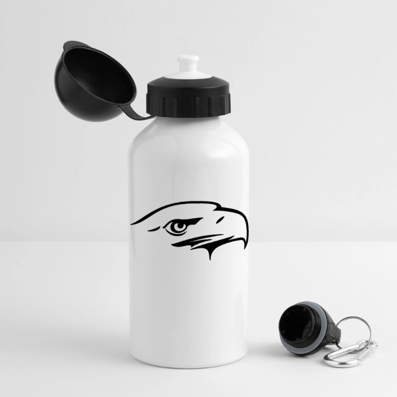 Eagle eye - Vectorart gift Panoramic Thermal Bottle with Lid 500 ml