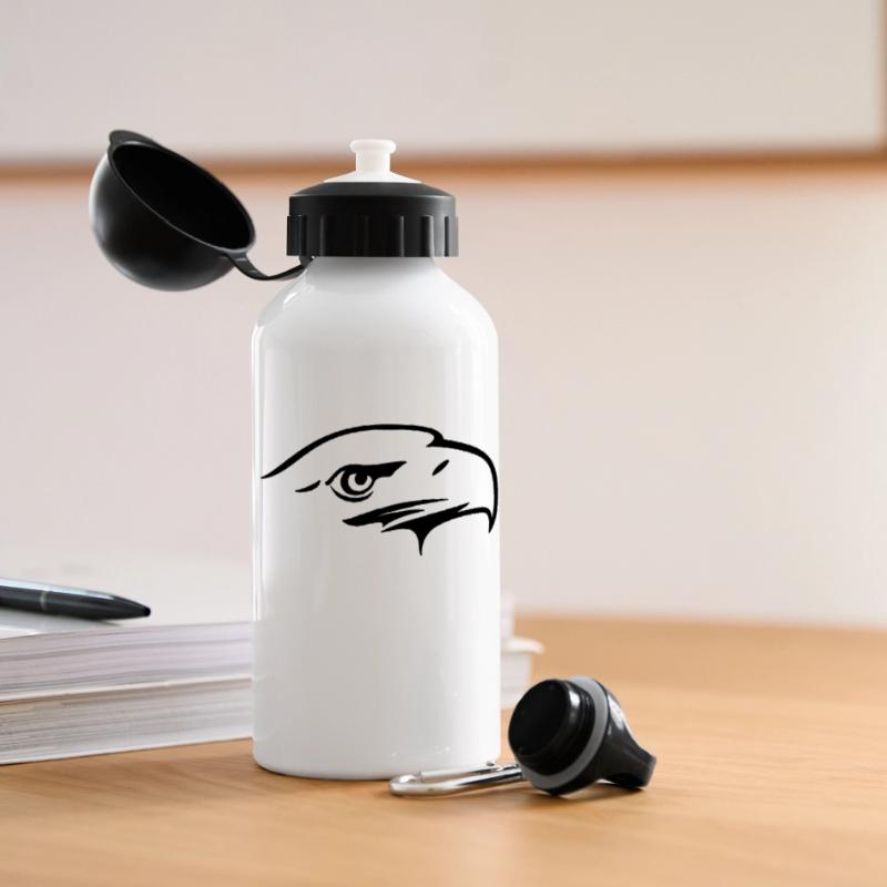 Eagle eye - Vectorart gift Panoramic Thermal Bottle with Lid 500 ml