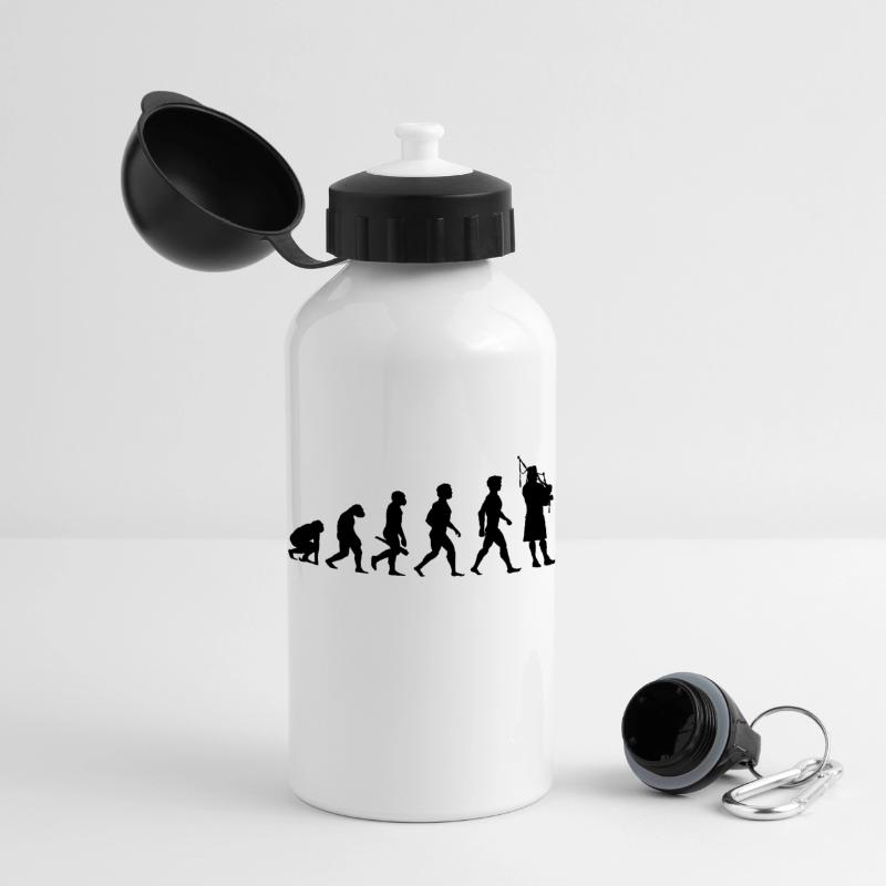 Evolution Cornemuse Cornemuse musicien Gourde panoramique avec couvercle 500 ml