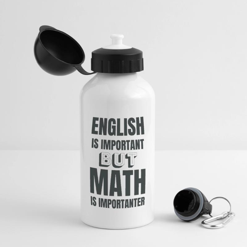 Math teacher mathematician math student gift idea Panoramic Thermal Bottle with Lid 500 ml