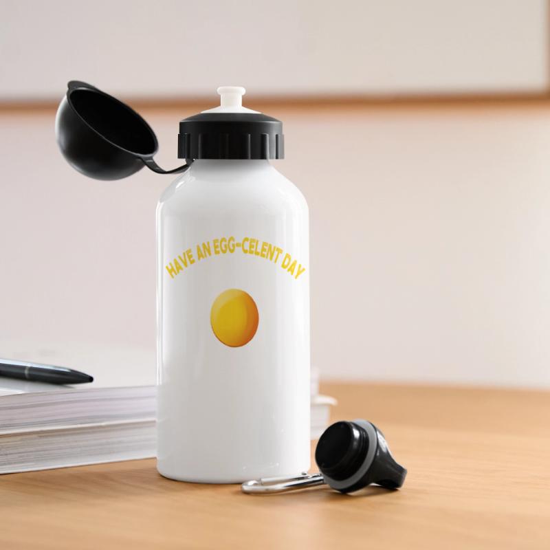 Egg-Celent Day Shirt Fried Egg Breakfast Gift Idea Panoramic Thermal Bottle with Lid 500 ml