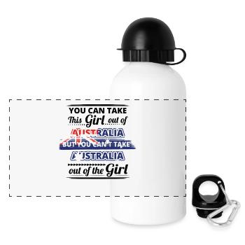 Take out gift dear origin girl AUSTRALI - Panoramic Thermal Bottle with Lid 500 ml - white - Front