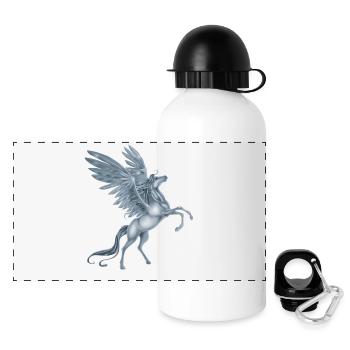 Pegasus rearing - Panoramic Thermal Bottle with Lid 500 ml - white - Front