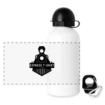 EXPRESS TRAIN T SHIRT - Panoramic Thermal Bottle with Lid 500 ml - white - Front