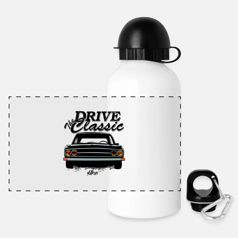 drive the classic - Panoramic Thermal Bottle with Lid 500 ml - white