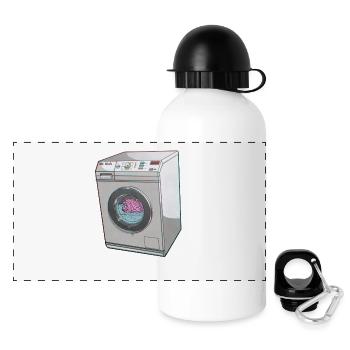 BRAIN WASHED - Panoramic Thermal Bottle with Lid 500 ml - white - Front