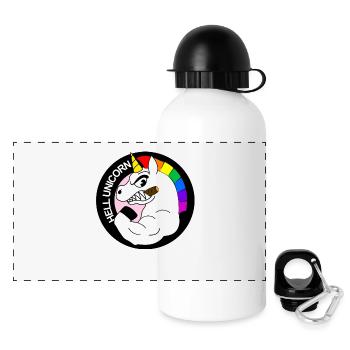 hell unicorn - Panoramic Thermal Bottle with Lid 500 ml - white - Front