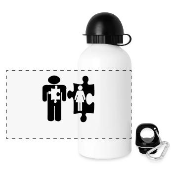 Miss. Right - Panoramic Thermal Bottle with Lid 500 ml - white - Front