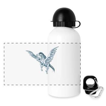 Flying Pegasus - Panoramic Thermal Bottle with Lid 500 ml - white - Front