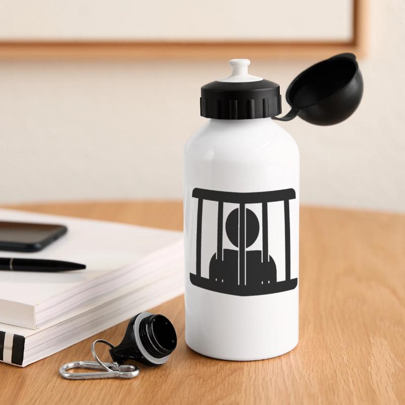Hinter gittern Panorama Trinkflasche mit Deckel 500 ml