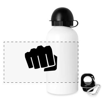 fist - Panoramic Thermal Bottle with Lid 500 ml - white - Front