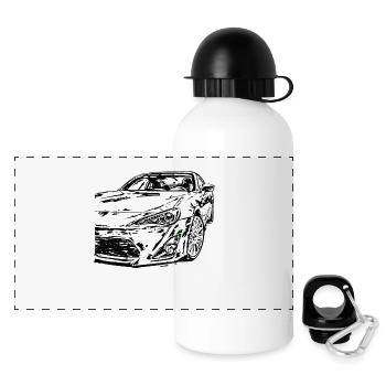GT86 Sale - Gourde panoramique avec couvercle 500 ml - blanc - Devant