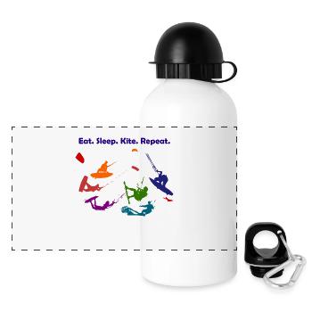 kite - Panoramic Thermal Bottle with Lid 500 ml - white - Front