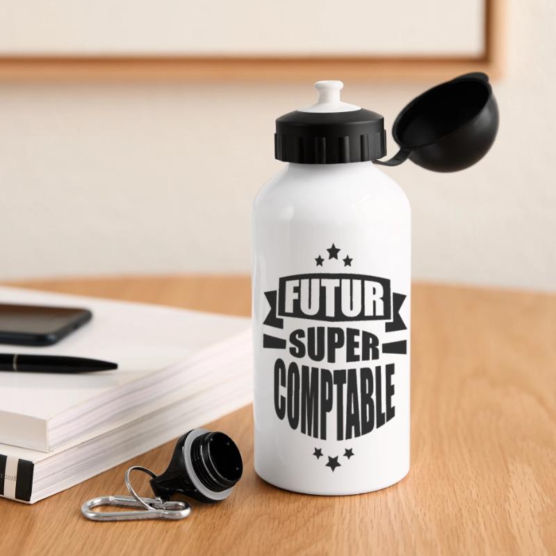 futur super comptable Gourde panoramique avec couvercle 500 ml